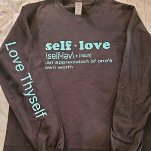 "Self-Love" Black Long Sleeve Tees